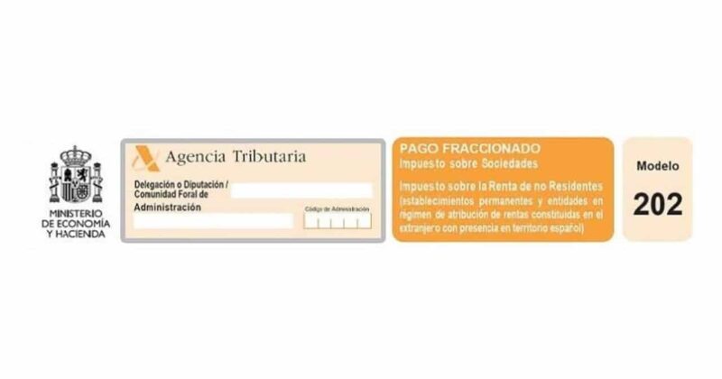 Cómo se rellena Modelo 202