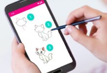 Step by step on how to draw easily from your cell phone