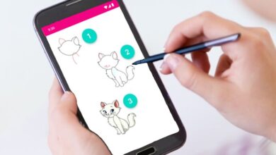 Step by step on how to draw easily from your cell phone