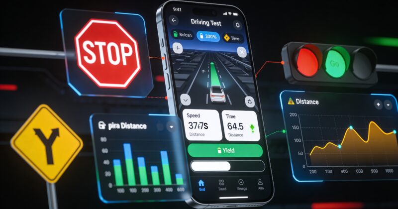 Examen de práctica para la licencia de conducir: Tu smartphone como simulador definitivo (Review a fondo de ConducirTest)