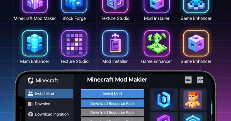 Apps para crear mods en Minecraft: cómo transformar tu mundo desde el móvil en 2025