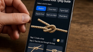 Domina el arte de los nudos: la app que convierte tu móvil en una guía interactiva