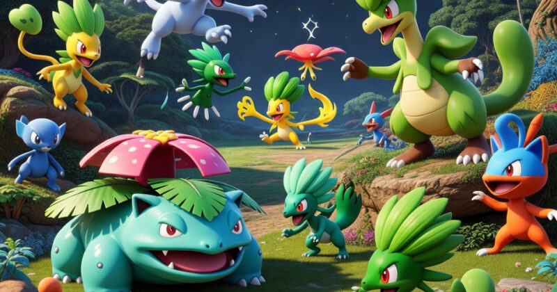 Los Pokémon tipo Planta más poderosos que todo entrenador debe conocer