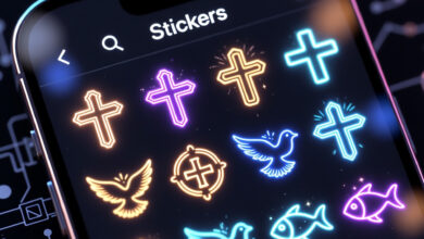 Stickers Amen: Personaliza tus chats con fe y creatividad geek