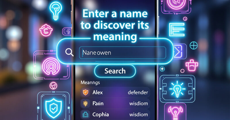 Descubre más de 4000 significados de nombres con una app intuitiva y geek en tu móvil