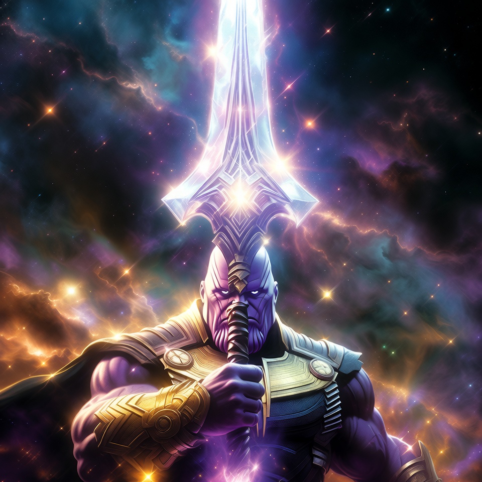 Thanos Wields the All-Light: Marvel's Mad Titan Levels Up with a Cosmic New Weapon