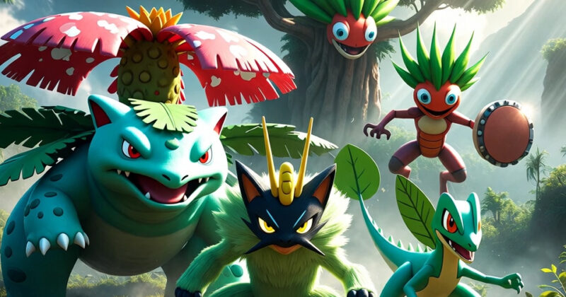 The 25 Most Powerful Grass-Type Pokémon You Need on Your Team