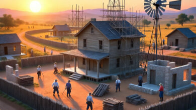 Wild West Pioneers: The Free Steam Game Blending Red Dead Redemption With City-Building Sims