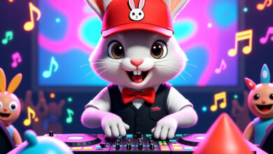 DJ Bunny: El juego gratuito de Steam que conquista con música, humor y puzles en una sola sesión