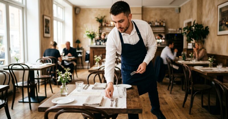 Curso de mesero certificado: tu entrada directa al mundo profesional de la hostelería