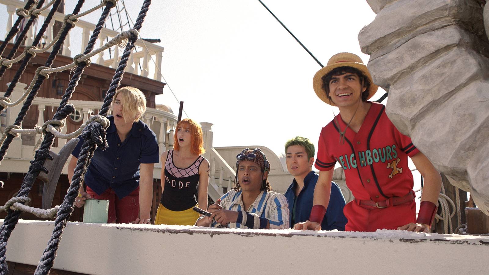 The Straw Hat Crew in One Piece Season 2