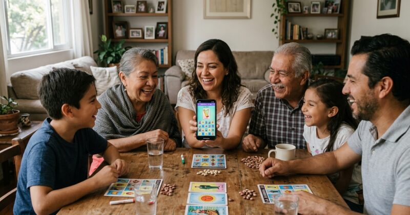 Revoluciona tu próxima reunión: cómo jugar lotería mexicana con apps gratuitas que cantan las cartas