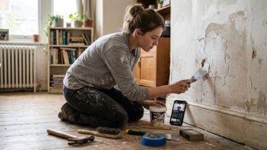 Guía Geek para Reparaciones Básicas del Hogar: Paredes Sin Grietas y Pintura Como Nueva Desde tu Móvil