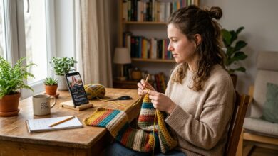 Curso gratis de crochet: aprende, crea y vende desde tu casa con tu móvil