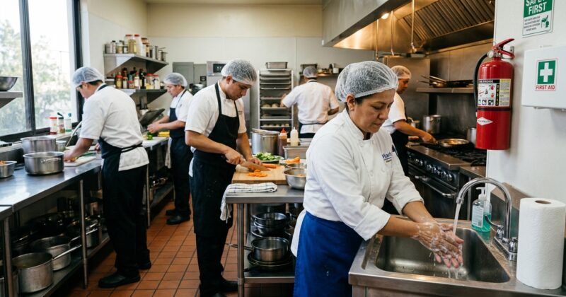 Curso gratuito de seguridad en cocinas industriales: protocolo profesional y certificación online