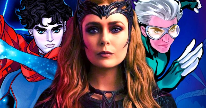 Marvel presenta los trajes renovados de Wiccan y Speed, los hijos de Scarlet Witch