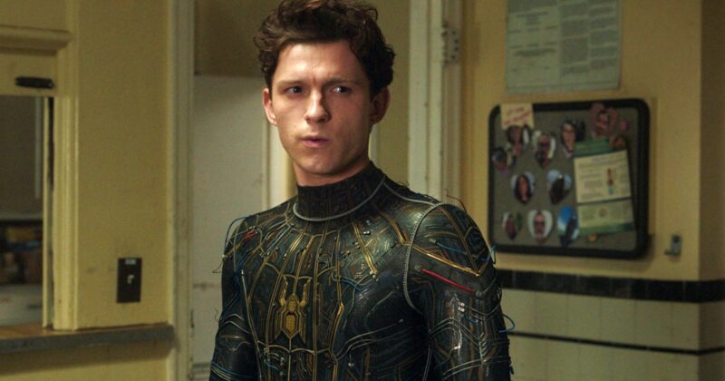 El Spider-Man de Tom Holland se viste finalmente con el icónico traje negro simbiótico en arte de Spider-Man: Brand New Day