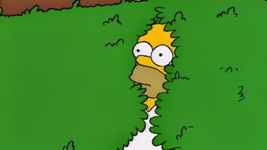 El Meme Icónico de 'Homero en los Arbustos' de Los Simpsons: Un Engaño que Lleva Más de Tres Décadas