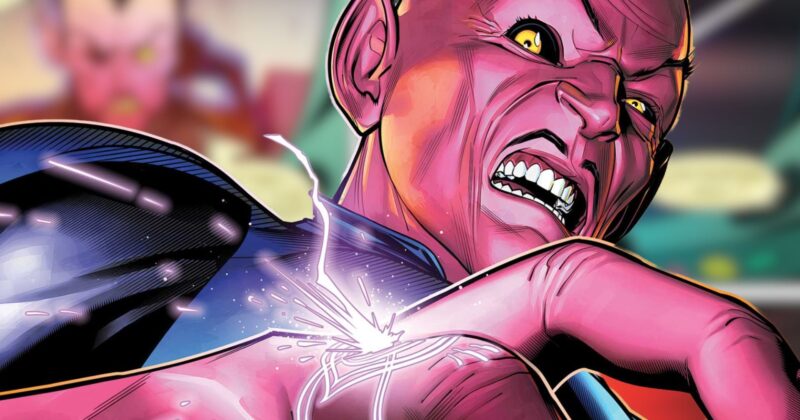 DC Presenta el Nuevo Diseño Cibernético de Sinestro para Green Lantern en su Universo Absoluto