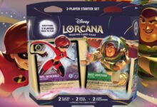Disney Lorcana: Wilds Unknown 2-Player Starter Set, un comienzo perfecto para nuevos jugadores con personajes Pixar