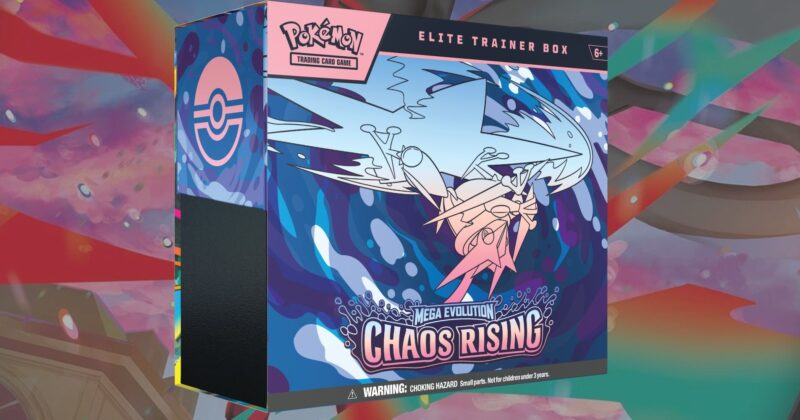 Pokémon TCG: Chaos Rising Elite Trainer Box, un tesoro para coleccionistas y jugadores estratégicos