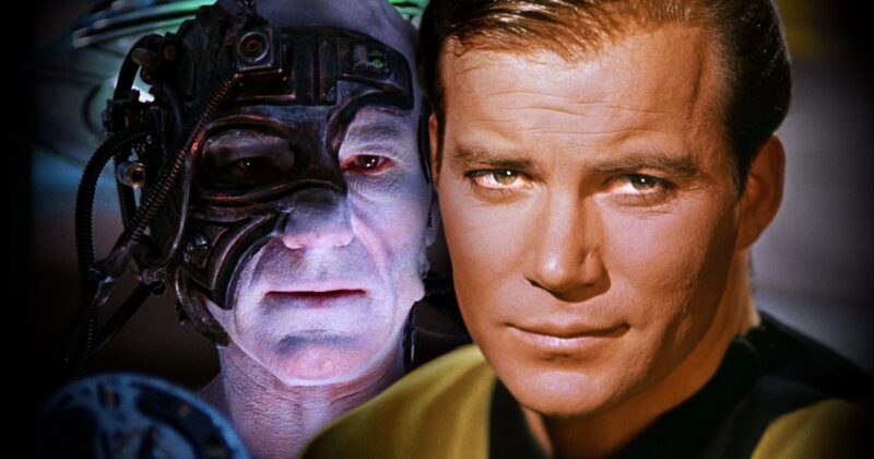 Por primera vez en la historia oficial de Star Trek: El Capitán Kirk frente a los temibles Borg