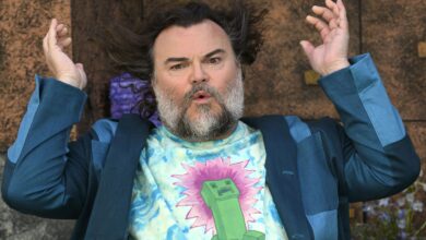 Primer vistazo a Jack Black y el diseño renovado de Steve en la secuela de Minecraft