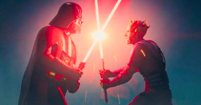 El duelo definitivo entre Darth Maul y Darth Vader: un enfrentamiento lleno de sombras y significado en Star Wars