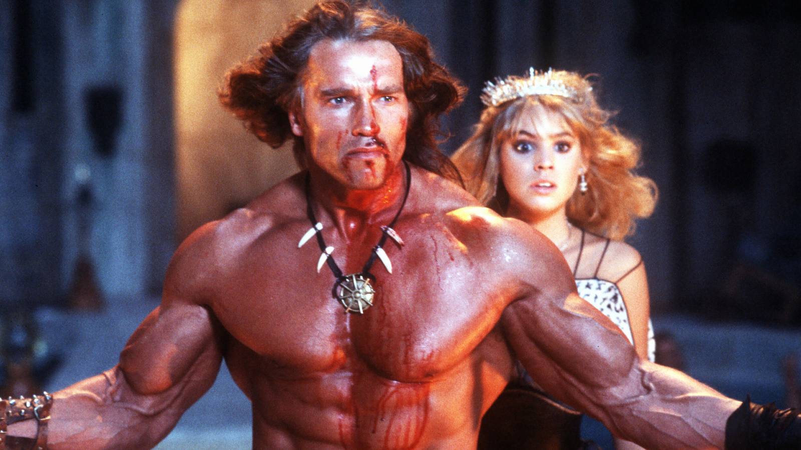 Arnold Schwarzenegger como Conan el Bárbaro