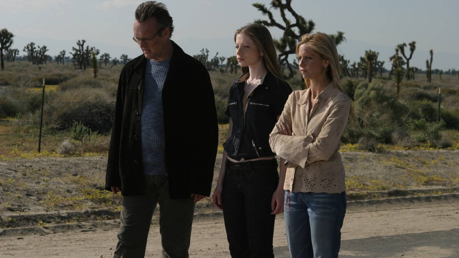 Dawn, Buffy y Rupert en la temporada 7 de Buffy la Cazavampiros