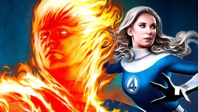 El Antorcha Humana de Los Cuatro Fantásticos Renace con un Diseño Inspirado en Ghost Rider y el Apoyo de la Mujer Invisible
