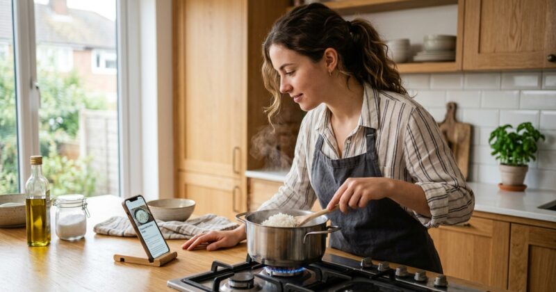Cómo perfeccionar el arte de cocinar arroz blanco (y otras recetas geek) con tu móvil
