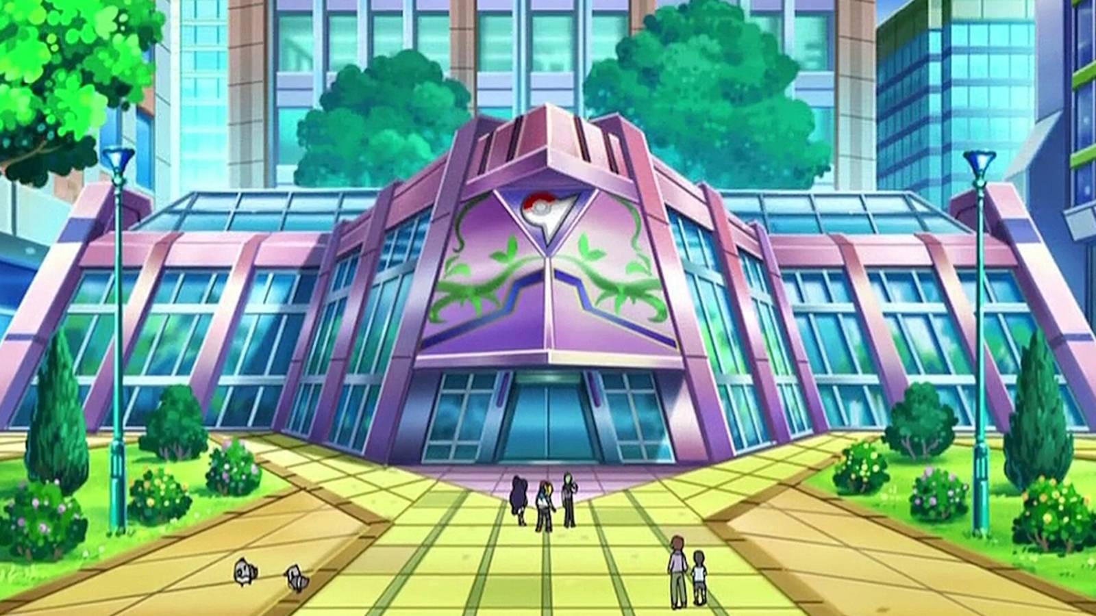 Gimnasio Castelia en el anime Pokémon