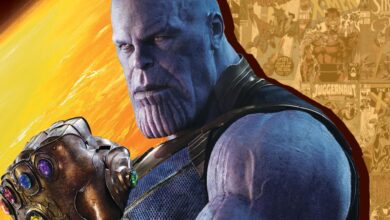 Thanos y Bullseye se Encuentran por Primera Vez en Medio Siglo en Marvel Gold '76