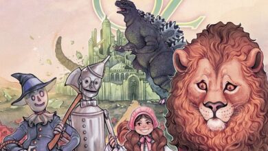 Godzilla invade la Tierra de Oz en un crossover inesperado y fascinante
