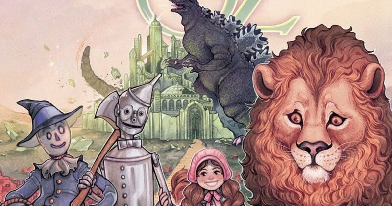 Godzilla invade la Tierra de Oz en un crossover inesperado y fascinante