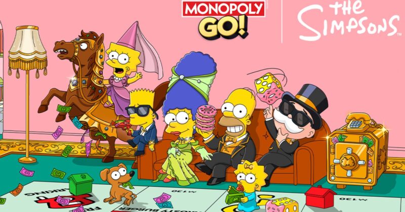 The Simpsons invaden Monopoly GO!: la colaboración móvil que transforma el clásico juego de mesa