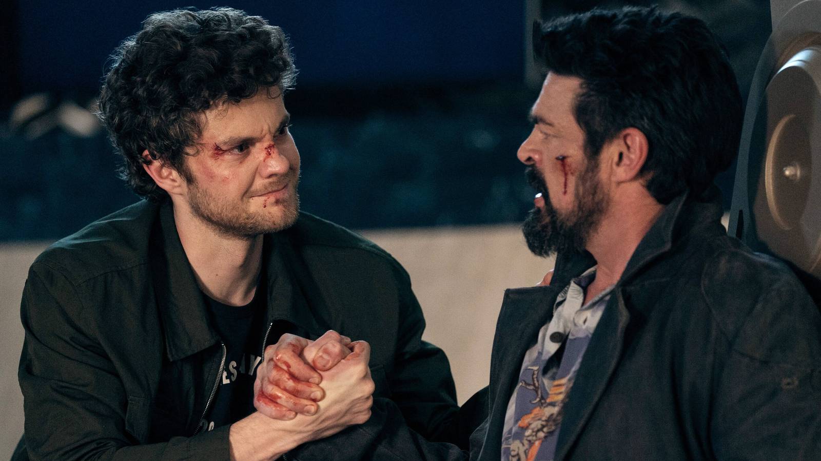 Hughie y Billy Butcher en The Boys temporada 5
