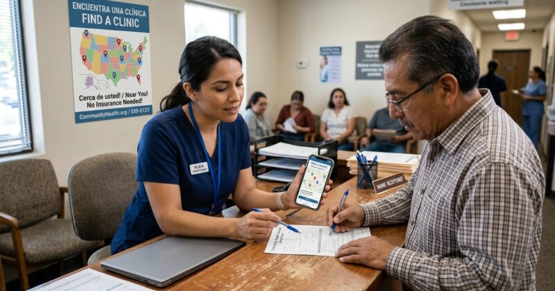 ¿Sin seguro médico? Descubre cómo encontrar clínicas gratis en EE.UU. usando apps y buscadores oficiales