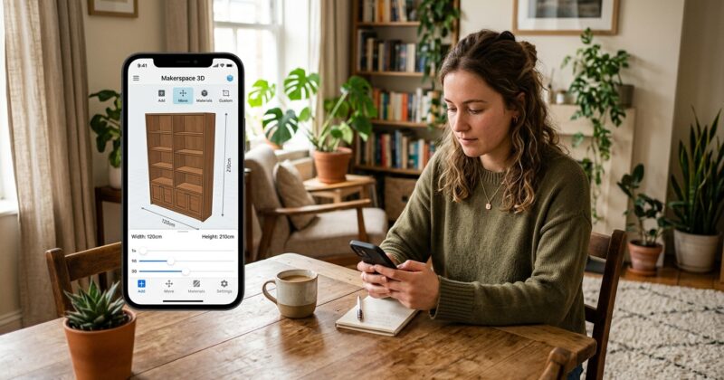 Diseña tus propios muebles gratis desde el móvil: creatividad y tecnología en tu bolsillo
