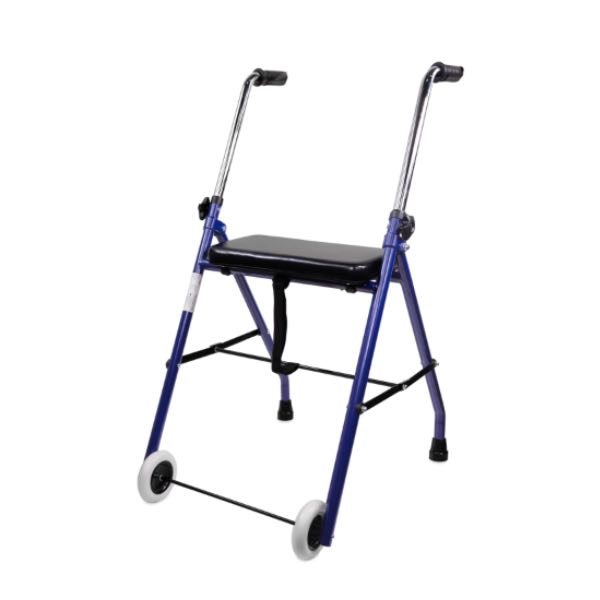 Andador plegable con asiento: práctico para el día a día