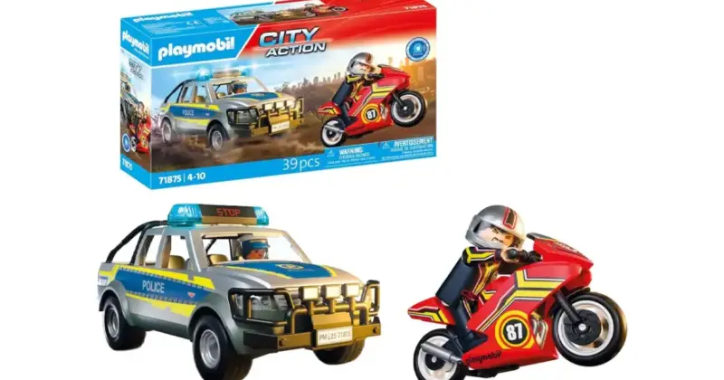 PLAYMOBIL City Action Persecución con Camioneta Policial: Diversión asegurada con un 39% de descuento