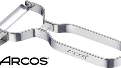 Pelador Arcos de acero inoxidable cromado con 19% de descuento por solo 4,31 € en Amazon