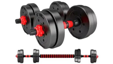 Set de 2 mancuernas ajustables de 10 kg: Entrenamiento eficaz desde casa por solo 13,06 € con 74% de descuento