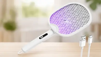 Raqueta eléctrica antimosquitos ZOVHYYA plegable y recargable con 38% de descuento por solo 12,34€
