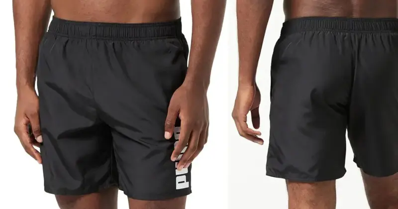 Bañador Puma Mid Shorts para hombre con gran descuento y secado rápido