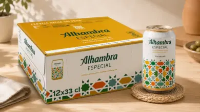 Pack de 12 latas de Cerveza Alhambra Especial 33 cl con sabor equilibrado y precio irresistible