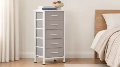 Cómoda Coleshome de 5 Cajones estrecha y alta: gran capacidad por solo 32,48 € con envío gratis