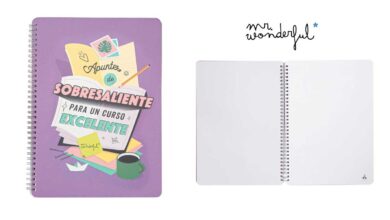 Libreta A4 Mr. Wonderful con Diseño Inspirador y un 22% de Descuento: Ideal para un Curso Excelente por 4,66 €