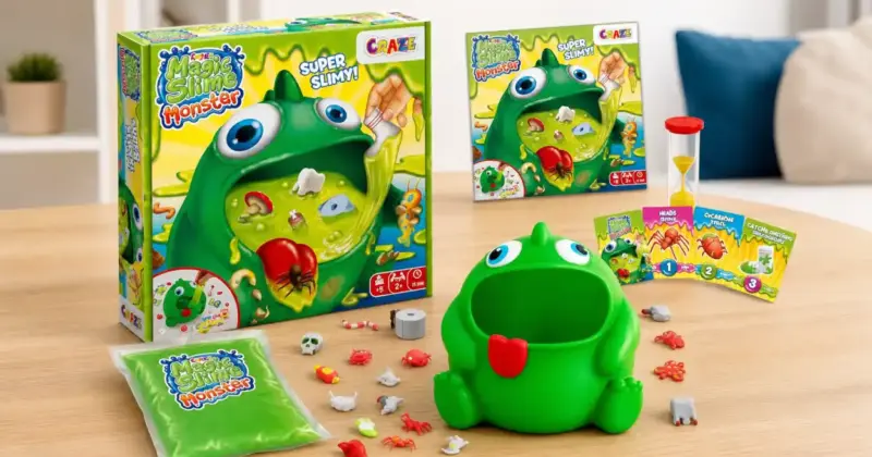 Juego de Mesa CRAZE Magic Slime Monster: Diversión Sensorial con Slime al 57% de Descuento